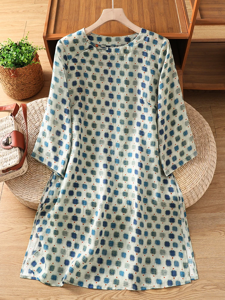 Summer Floral Print Top Large Size Women's Hanfu Zen Style Chinese Embroidery Thin Tea Shirt Casual Cotton Blouse
Summer Floral Print Top Large Size Women's Hanfu Zen Style Chinese Embroidery Thin Tea Shirt Casual Cotton Blouse