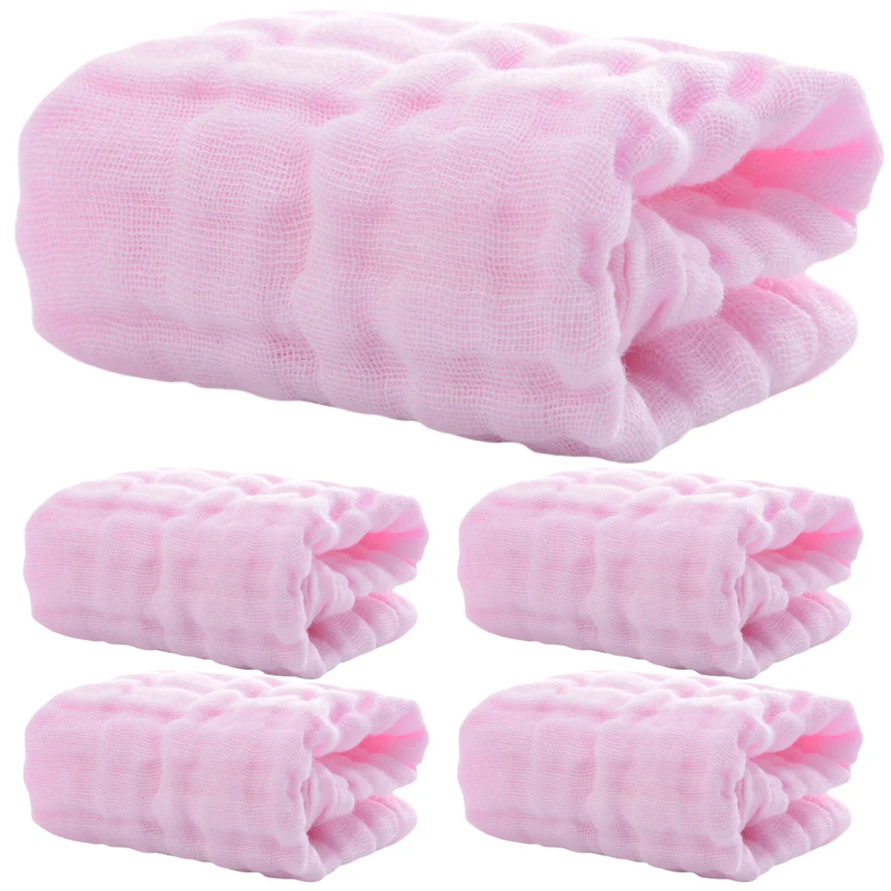 5pcs Pure Square Towels Baby Muslin Washcloths Pink Drool Bibs Burp Cloths Hand Towels Baby Muslin Washcloths Essentials
5pcs Pure Square Towels Baby Muslin Washcloths Pink Drool Bibs Burp Cloths Hand Towels Baby Muslin Washcloths Essentials