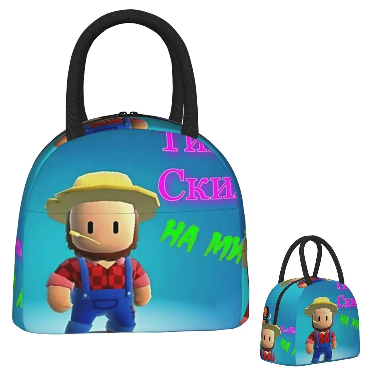 Classic Stumble Guys Game Insulated Lunch Bag for Women Kids Leakproof Food Boxes Thermal Lunch Box Tote 
Classic Stumble Guys Game Insulated Lunch Bag for Women Kids Leakproof Food Boxes Thermal Lunch Box Tote