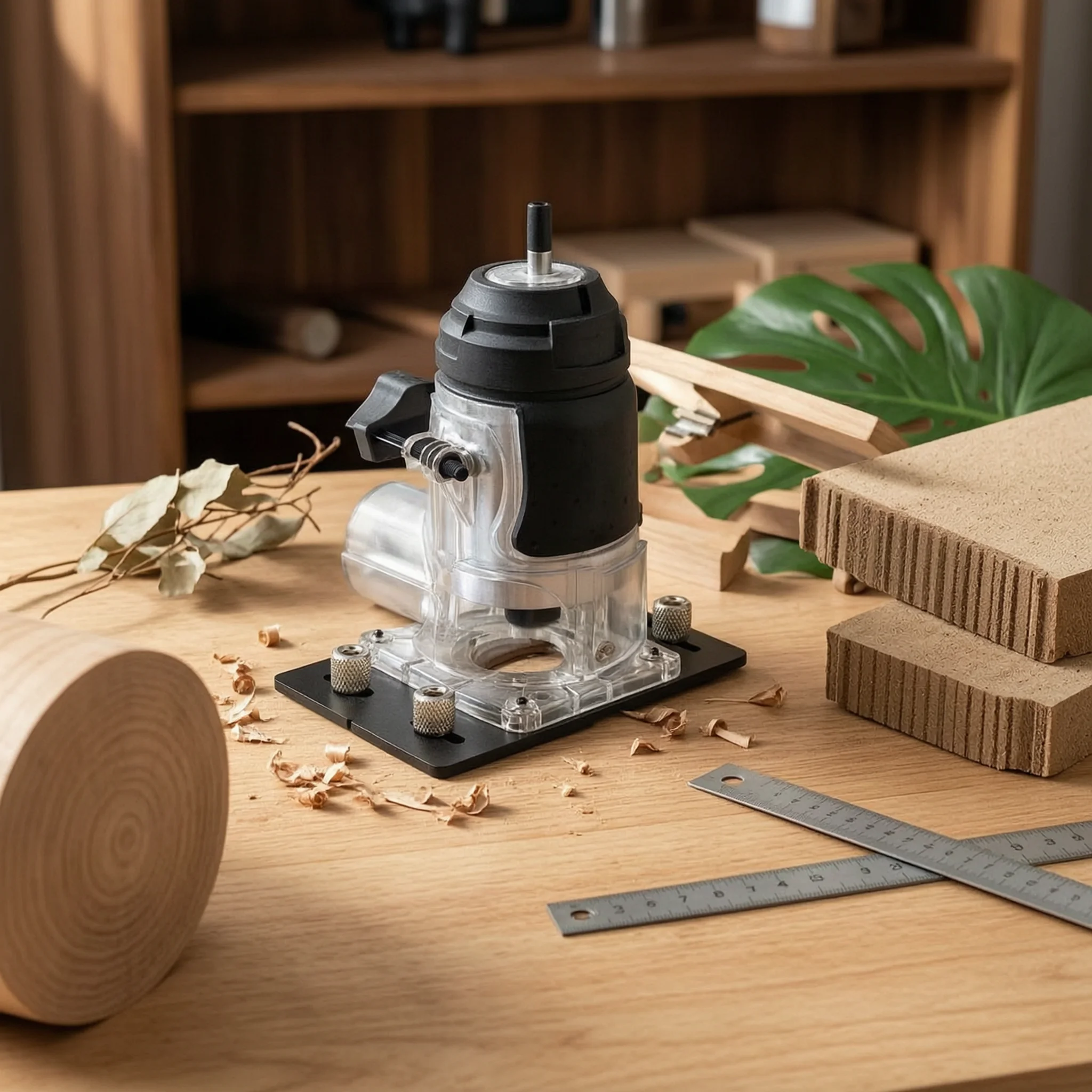Dust Collection Router Jig with Cutter and Wrench Slotting Router Jig Woodworking Tool Knurled Knobs Aluminum Alloy
Dust Collection Router Jig with Cutter and Wrench Slotting Router Jig Woodworking Tool Knurled Knobs Aluminum Alloy