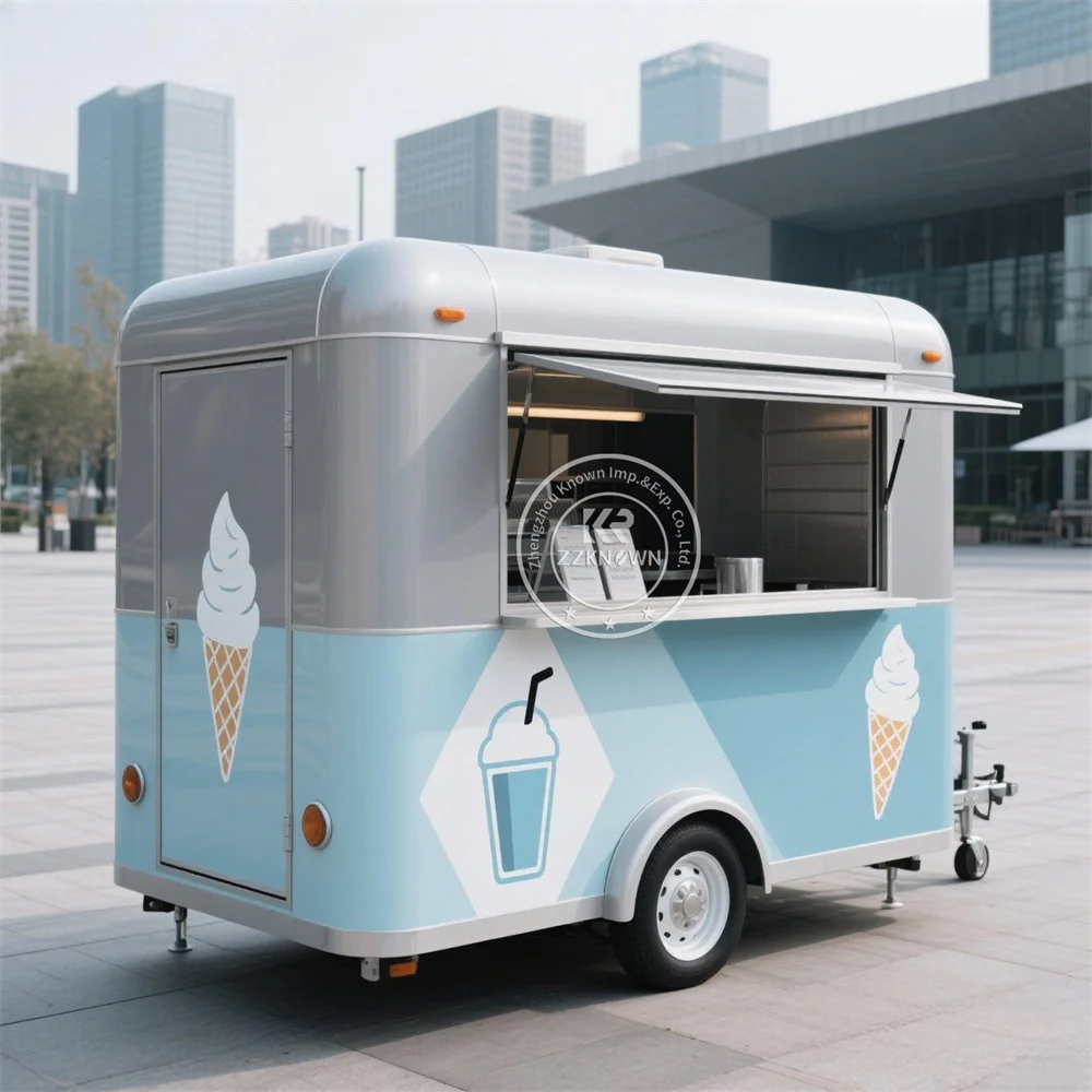 Street Catering Trailer Mobile Kitchen Coffee Shop Kiosk Pizza Ice Cream Cart Customized Concession Food Trailer Cart For Sale
Street Catering Trailer Mobile Kitchen Coffee Shop Kiosk Pizza Ice Cream Cart Customized Concession Food Trailer Cart For Sale
