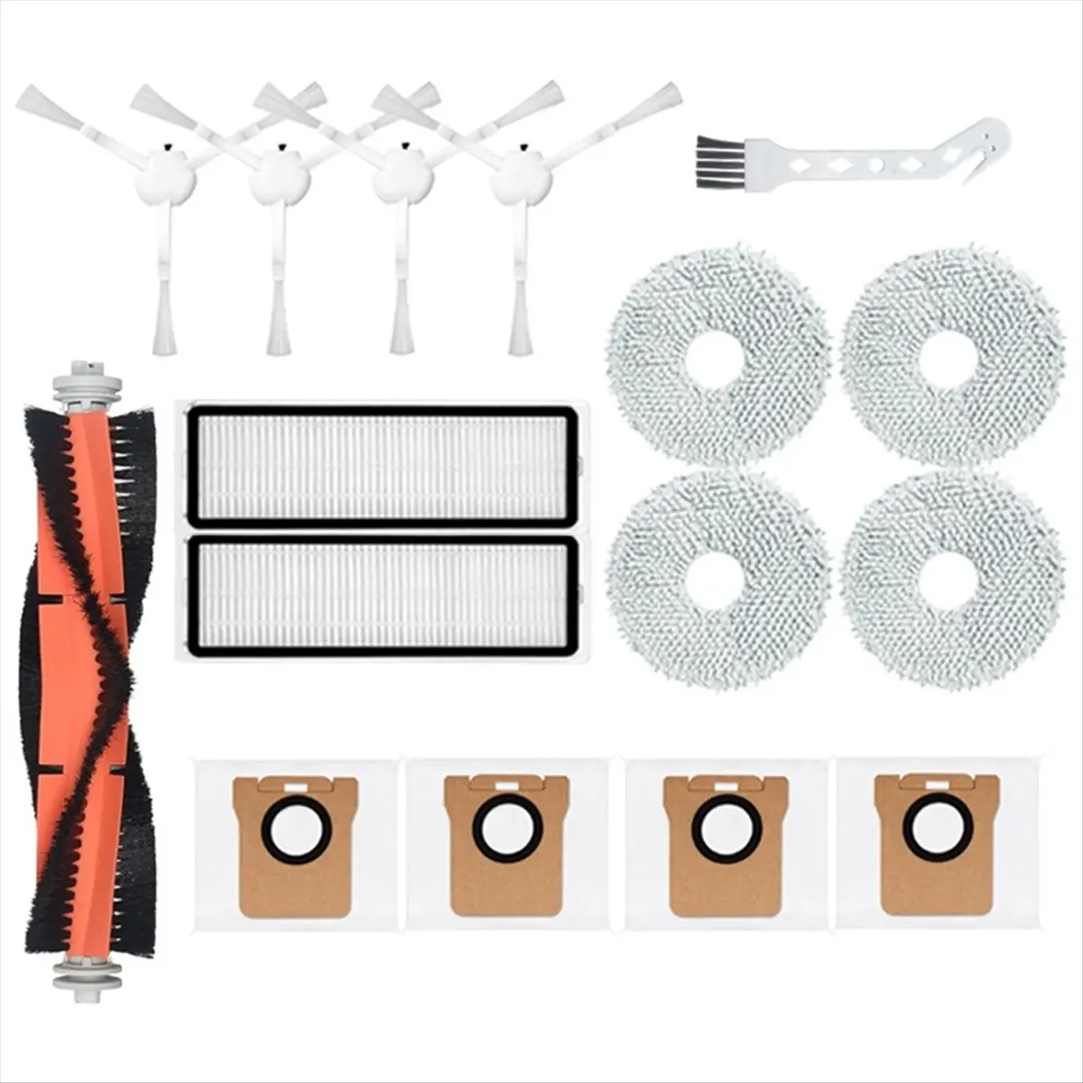 Запчасти и аксессуары для робота-пылесоса X10+ X10 Plus B101GL: основная и боковые щетки, HEPA-фильтр, мешки для сбора пыли, тряпка-моп 【A70Z Fafa】
Запчасти и аксессуары для робота-пылесоса X10+ X10 Plus B101GL: основная и боковые щетки, HEPA-фильтр, мешки для сбора пыли, тряпка-моп 【A70Z Fafa】