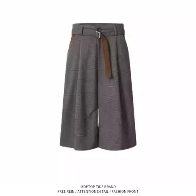 Japanese Style Patchwork Loose Casual Pants Men's Women's Summer Wide Leg Short West Pants Cleanfit Straight Tube Trousers
Japanese Style Patchwork Loose Casual Pants Men's Women's Summer Wide Leg Short West Pants Cleanfit Straight Tube Trousers