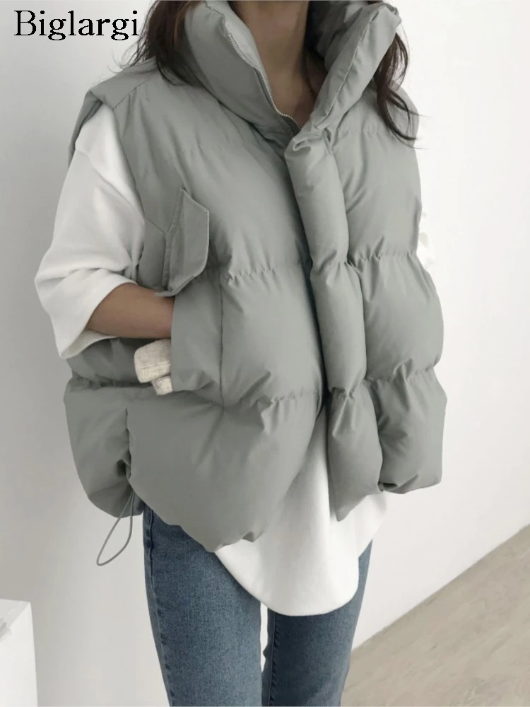 Autumn Winter Padded Cotton Sleeveless Vests Coat Women Korean Style Loose Fashion Ladies Jackets Casual Woman Coats
Autumn Winter Padded Cotton Sleeveless Vests Coat Women Korean Style Loose Fashion Ladies Jackets Casual Woman Coats