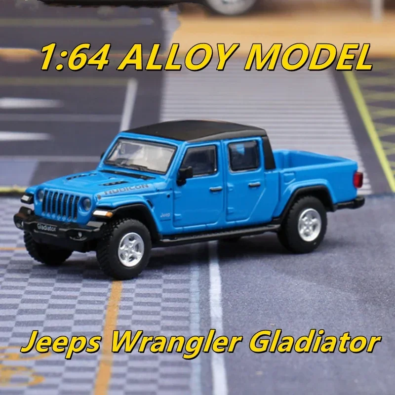 1:64 Jeeps Wrangler Gladiator Pickup Alloy Car Model Diecasts Metal Car Body and Chassis Simulation With Retail Box Collection
1:64 Jeeps Wrangler Gladiator Pickup Alloy Car Model Diecasts Metal Car Body and Chassis Simulation With Retail Box Collection