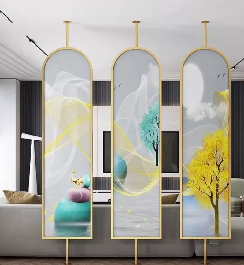 *Nordic Light Luxury Modern Living Room and Restaurant Changhong Glass Screen Simple Art Entrance Hall Partition Decoration
*Nordic Light Luxury Modern Living Room and Restaurant Changhong Glass Screen Simple Art Entrance Hall Partition Decoration