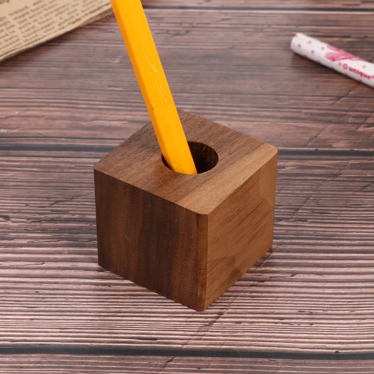 Premium Solid Wood Pen Holder Desktop Stationery Organizer for Pencils Pens Cosmetics Chopsticks Sturdy Scratch Resistant Desk
Premium Solid Wood Pen Holder Desktop Stationery Organizer for Pencils Pens Cosmetics Chopsticks Sturdy Scratch Resistant Desk