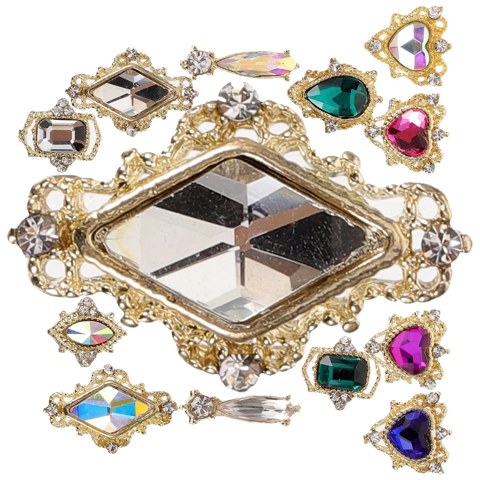 1Set Crystal Heart Nail Rhinestones Long-Lasting Metal Embellishments for Nail Art Rhinestones for Gel Acrylic Nails DIY Crafts
1Set Crystal Heart Nail Rhinestones Long-Lasting Metal Embellishments for Nail Art Rhinestones for Gel Acrylic Nails DIY Crafts