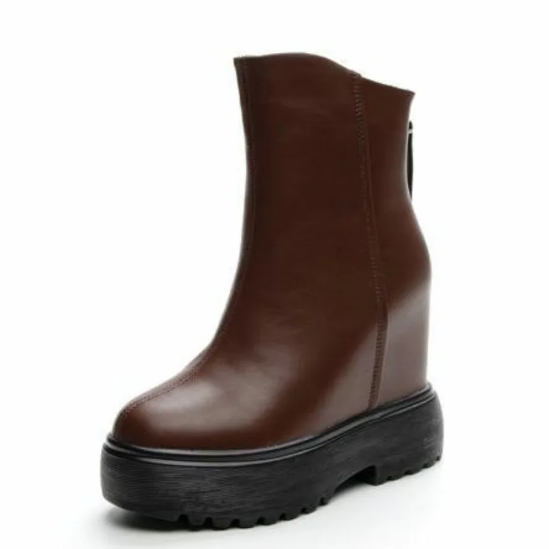 11 см новые римские женские ботильоны из натуральной кожи до середины икры, дымоход на платформе, на танкетке, на молнии, весенне-осенняя нескользящая обувь на скрытом каблуке
11 см новые римские женские ботильоны из натуральной кожи до середины икры, дымоход на платформе, на танкетке, на молнии, весенне-осенняя нескользящая обувь на скрытом каблуке