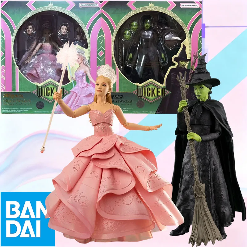 Bandai S.H.Figuarts Glinda Elphaba Action Figure PVC ABS Collectible Model with Wand Broom Cape Accessories Display Stand
Bandai S.H.Figuarts Glinda Elphaba Action Figure PVC ABS Collectible Model with Wand Broom Cape Accessories Display Stand