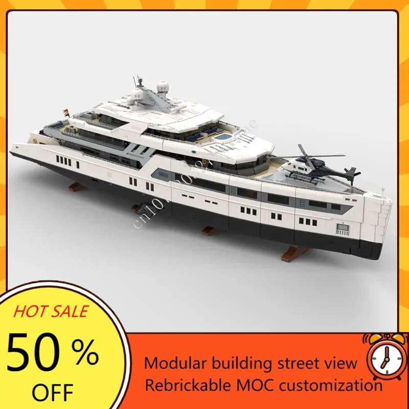 47827PCS MOC Ultra MEGA Yacht Warship Model Christmas DIY Assembly Puzzle Set Creative Kid Birthday Xmas Christmas Gift Toy
47827PCS MOC Ultra MEGA Yacht Warship Model Christmas DIY Assembly Puzzle Set Creative Kid Birthday Xmas Christmas Gift Toy