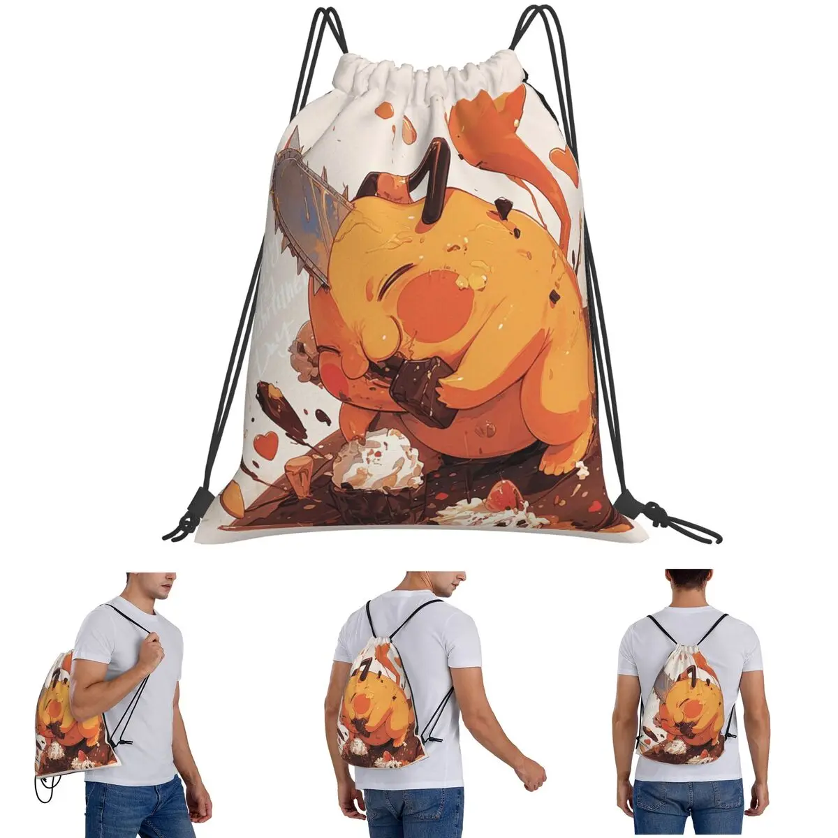 Chainsaw Man Pochita Backpacks Multi-function Drawstring Bags Shoes Bag Book Bags for Travel School
Chainsaw Man Pochita Backpacks Multi-function Drawstring Bags Shoes Bag Book Bags for Travel School
