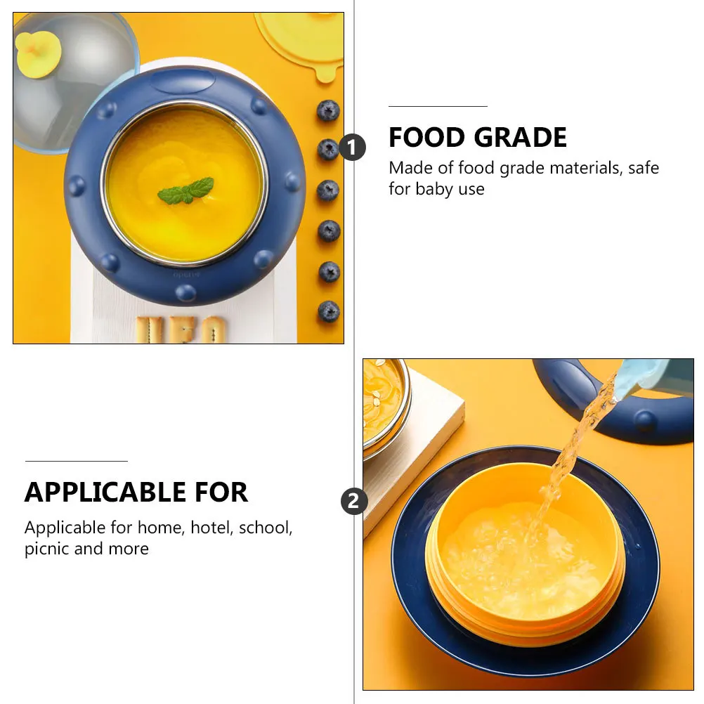 1 шт., детская тренировочная миска, удобный многоцелевой контейнер для еды, безопасная прочная форма НЛО для школы, дома, пикника, детская тренировочная миска 
1 шт., детская тренировочная миска, удобный многоцелевой контейнер для еды, безопасная прочная форма НЛО для школы, дома, пикника, детская тренировочная миска