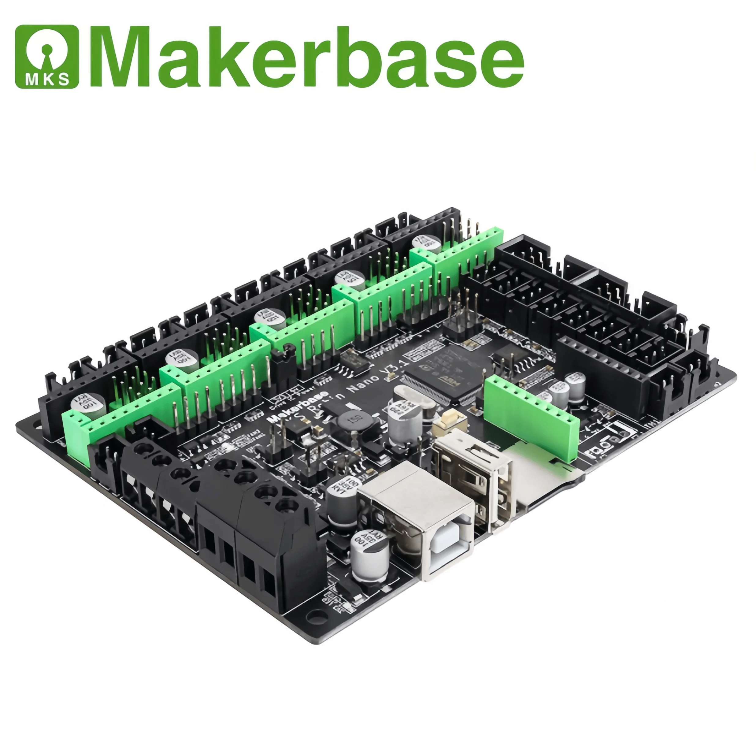 Материнская плата 3D-принтера Makebase MKS Robin Nano V3.1 с ядром M4 и сенсорным TFT-экраном
Материнская плата 3D-принтера Makebase MKS Robin Nano V3.1 с ядром M4 и сенсорным TFT-экраном