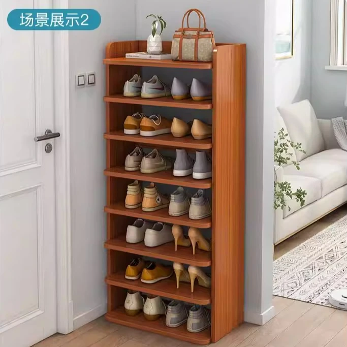 Полка для обуви из цельного дерева, многослойная бытовая маленькая узкая полка из цельного дерева, простой дверной шкаф для хранения обуви
Полка для обуви из цельного дерева, многослойная бытовая маленькая узкая полка из цельного дерева, простой дверной шкаф для хранения обуви