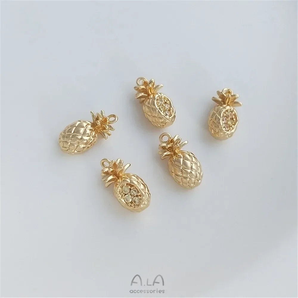 14K Gold Plated zirconium fruit pendant mango strawberry cherry DIY bracelet pendant
14K Gold Plated zirconium fruit pendant mango strawberry cherry DIY bracelet pendant