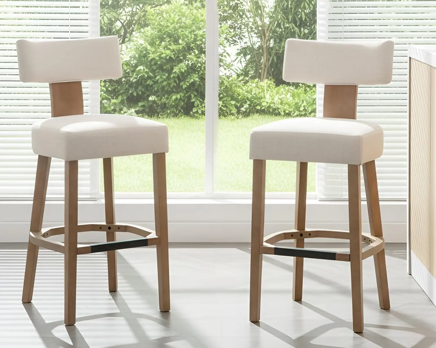 Farmhouse 30'' Extra Tall Bar Stools Set Of 2 Modern Counter Height Barstools With Backs Rustic Wood Bar Stools, Customized
Farmhouse 30'' Extra Tall Bar Stools Set Of 2 Modern Counter Height Barstools With Backs Rustic Wood Bar Stools, Customized