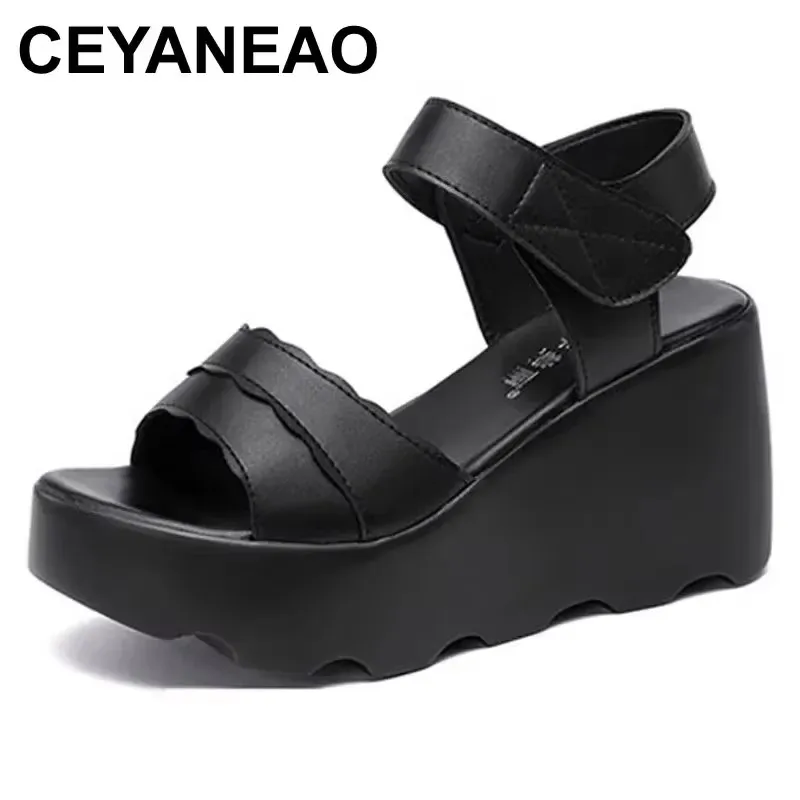 2025 New Big Size 32-43 Platform Wedge Sandals Women Shoes Summer High Heels Sandals Ladies Leather Sandal For Office
2025 New Big Size 32-43 Platform Wedge Sandals Women Shoes Summer High Heels Sandals Ladies Leather Sandal For Office
