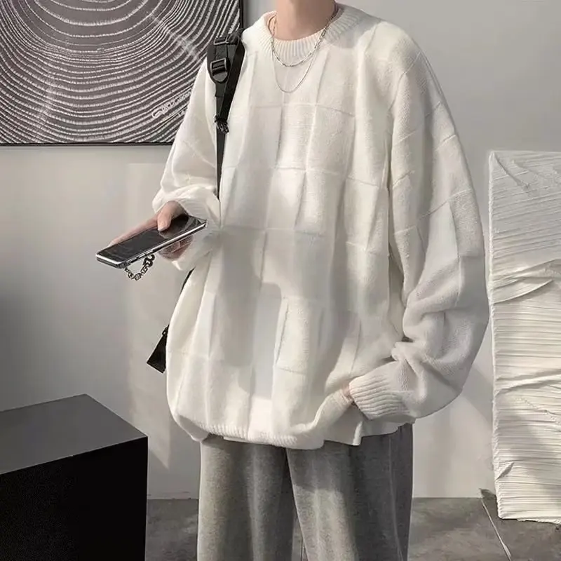 Свободный мужской вязаный свитер Long Sve, корейский Sle Lazy Faion, ретро Jaet, повседневная одежда из полиэфирного волокна, повседневная одежда для отдыха
Свободный мужской вязаный свитер Long Sve, корейский Sle Lazy Faion, ретро Jaet, повседневная одежда из полиэфирного волокна, повседневная одежда для отдыха