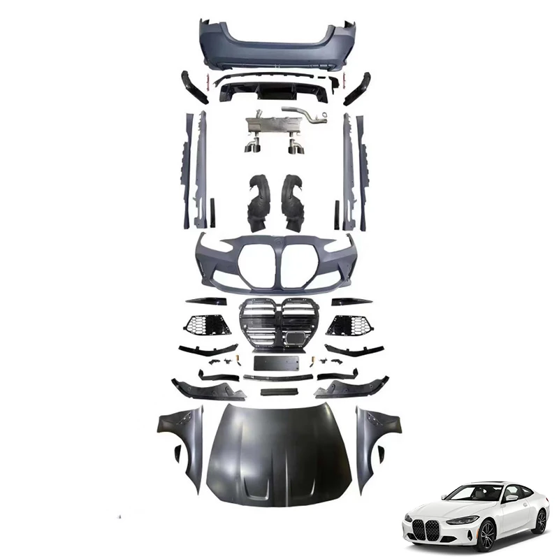 High Quality Modified Kit Front Car Auto Parts Front Bumper Side Skirt Front Grille Body Kit For BMW 4 Series G22 modified M4
High Quality Modified Kit Front Car Auto Parts Front Bumper Side Skirt Front Grille Body Kit For BMW 4 Series G22 modified M4
