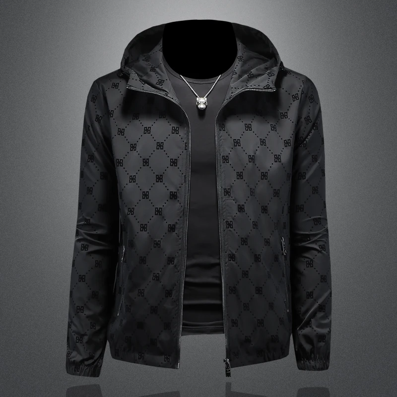 New hooded casual jacket for 2025, fashionable printed design jacket, men's high-quality slim fit jacket M-5XL
New hooded casual jacket for 2025, fashionable printed design jacket, men's high-quality slim fit jacket M-5XL