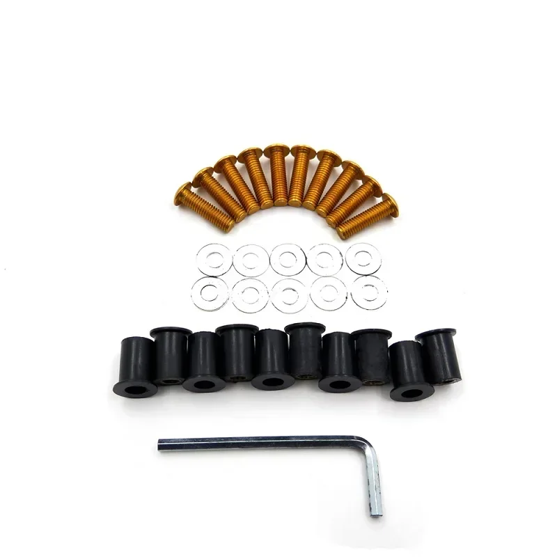 Motorcycle Parts Windshield Bolts Screw Nuts for Honda Suzuki Yamaha Kawasaki Ducati GOLD
Motorcycle Parts Windshield Bolts Screw Nuts for Honda Suzuki Yamaha Kawasaki Ducati GOLD