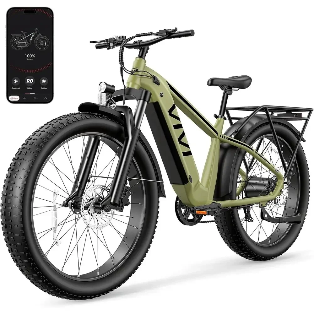 26 4.0 Adult Electric Bike, 750W Motor, 20MPH, 48V 15Ah Battery, Smart App, 5 Levels, Certified
26 4.0 Adult Electric Bike, 750W Motor, 20MPH, 48V 15Ah Battery, Smart App, 5 Levels, Certified