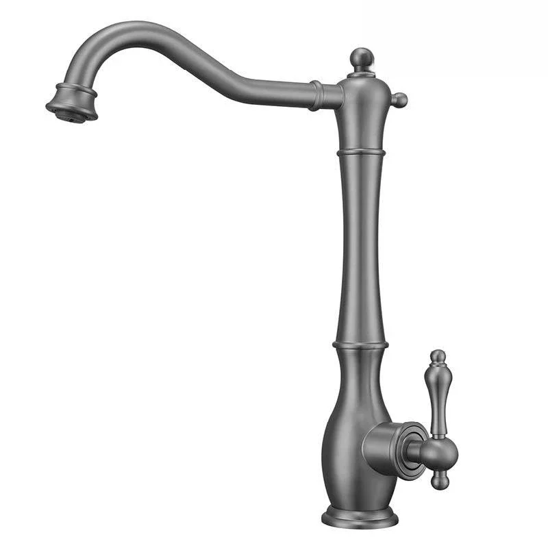 All-copper vegetable basin faucet gun ash kitchen antique rotating faucet
All-copper vegetable basin faucet gun ash kitchen antique rotating faucet