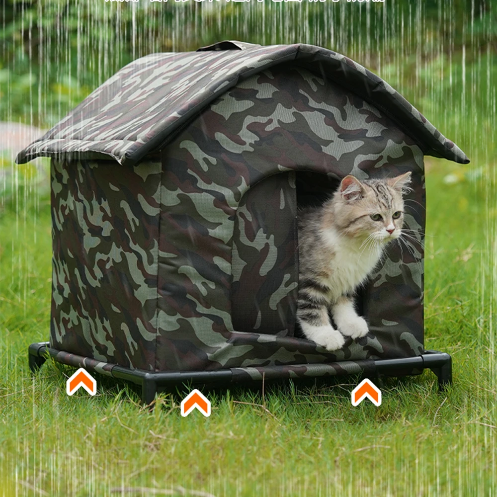 Stray Cats Shelter House Outdoor Waterproof Cat House Foldable Keep Cold for Summer Pet Tent Cat House for Provides Cozy Shelter
Stray Cats Shelter House Outdoor Waterproof Cat House Foldable Keep Cold for Summer Pet Tent Cat House for Provides Cozy Shelter