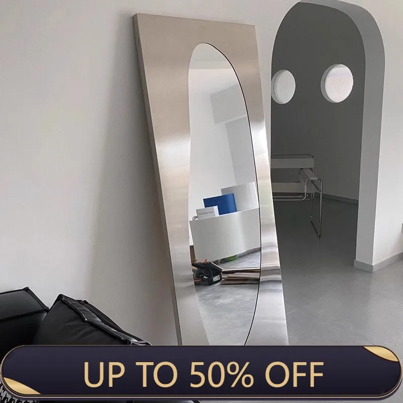 Light luxury Creativity Design Stainless Steel Home Use Floor-Standing Mirror Clothing Store Try On Clothes Decorative Mirror
Light luxury Creativity Design Stainless Steel Home Use Floor-Standing Mirror Clothing Store Try On Clothes Decorative Mirror