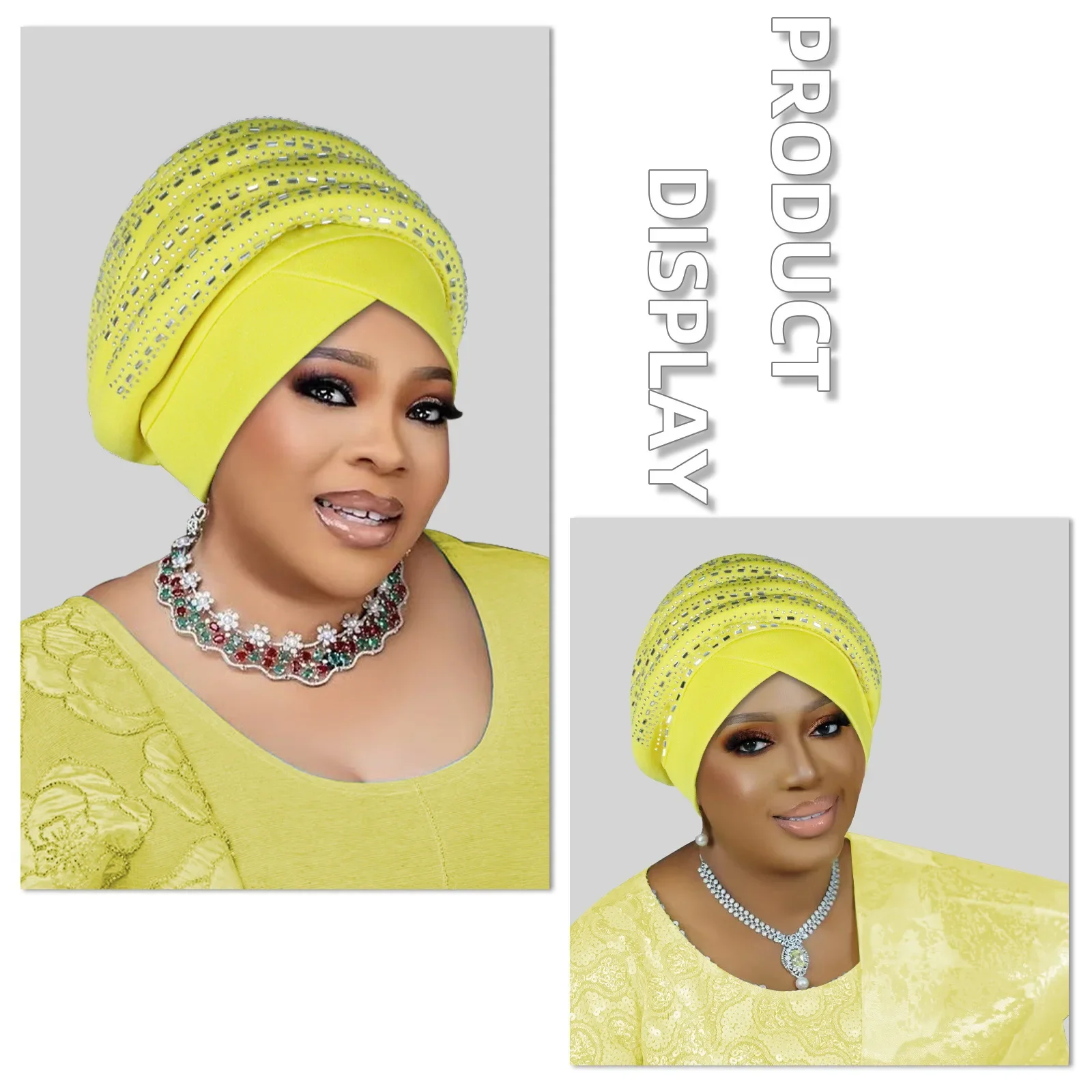 Elegant Diamonds Turban Cap for African Women Headwrap Bonnet Nigeria Auto Gele Headtie Muslim Hijab Bonnet Hat Turbante Mujer
Elegant Diamonds Turban Cap for African Women Headwrap Bonnet Nigeria Auto Gele Headtie Muslim Hijab Bonnet Hat Turbante Mujer