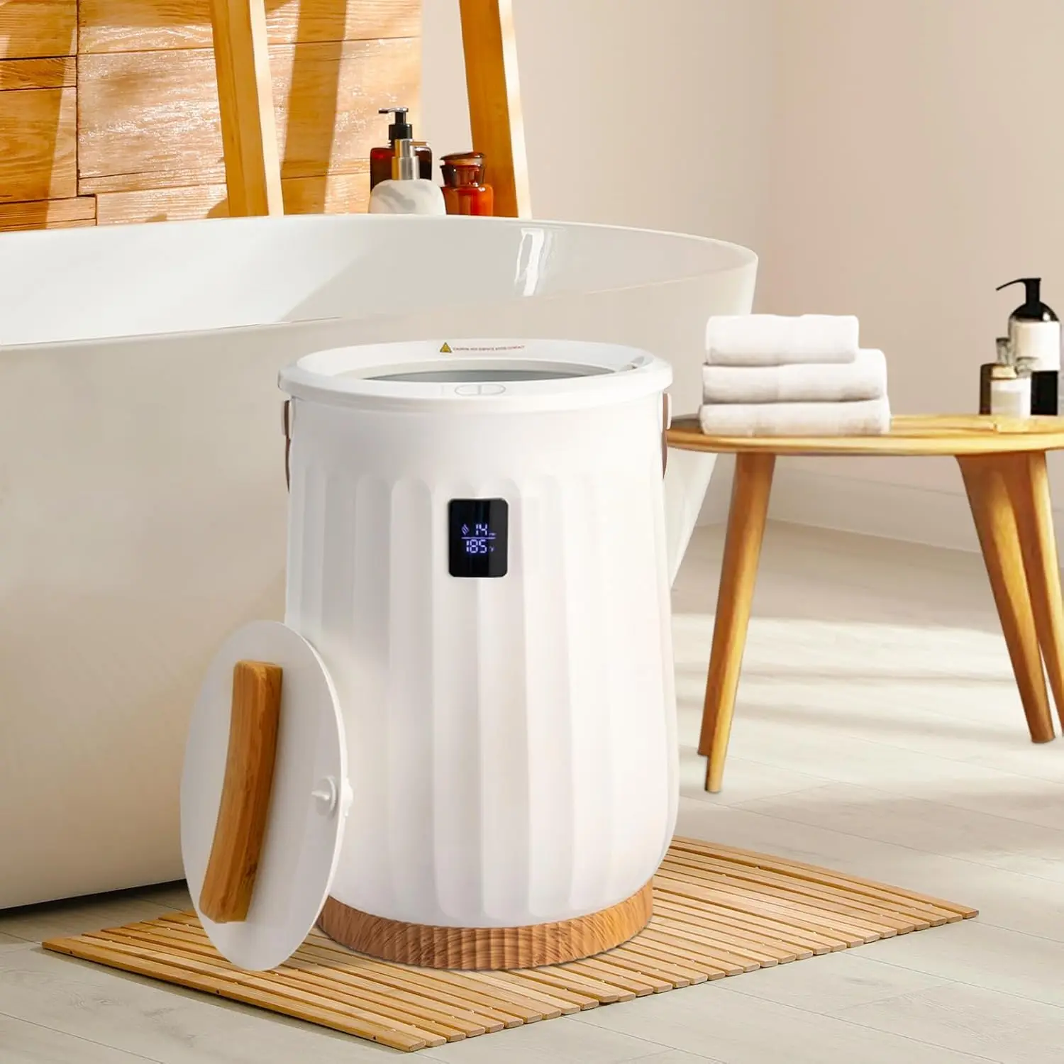 Customizable Logo Electric Towel Warmer Bucket, Certified Adjustable Heater for Bathroom, Portable Winter Gift
Customizable Logo Electric Towel Warmer Bucket, Certified Adjustable Heater for Bathroom, Portable Winter Gift