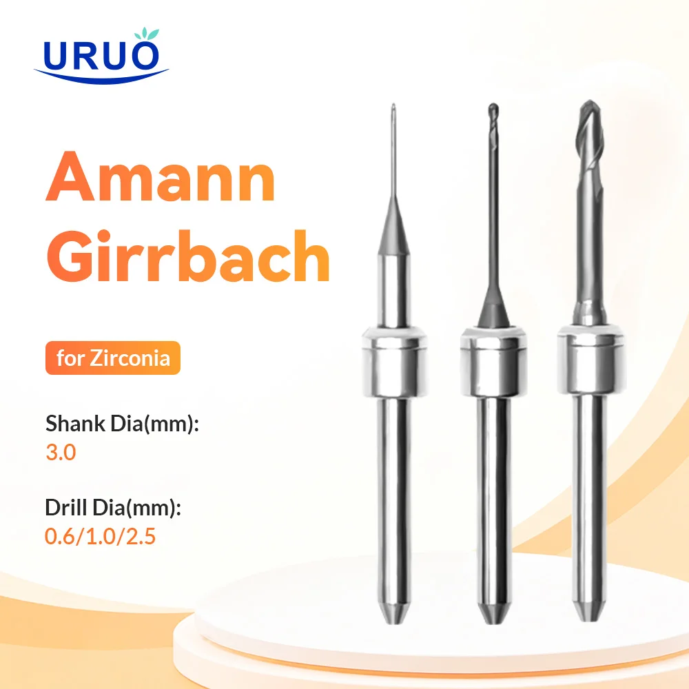 Amann Girrbach Dental Milling Burs for Zirconia Blocks Grinding Dental Lab Milling Machine Grinding Material Drill Dental Tool
Amann Girrbach Dental Milling Burs for Zirconia Blocks Grinding Dental Lab Milling Machine Grinding Material Drill Dental Tool