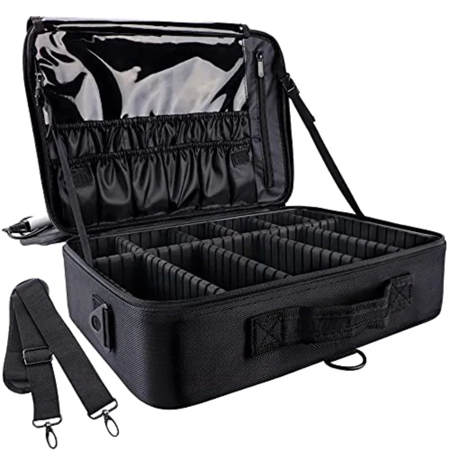 Capacity Travel Makeup Train Case, Professional Cosmetic Bags for Women, Portable Makeup Brush Bag Organizer Storage with Adjus
Capacity Travel Makeup Train Case, Professional Cosmetic Bags for Women, Portable Makeup Brush Bag Organizer Storage with Adjus