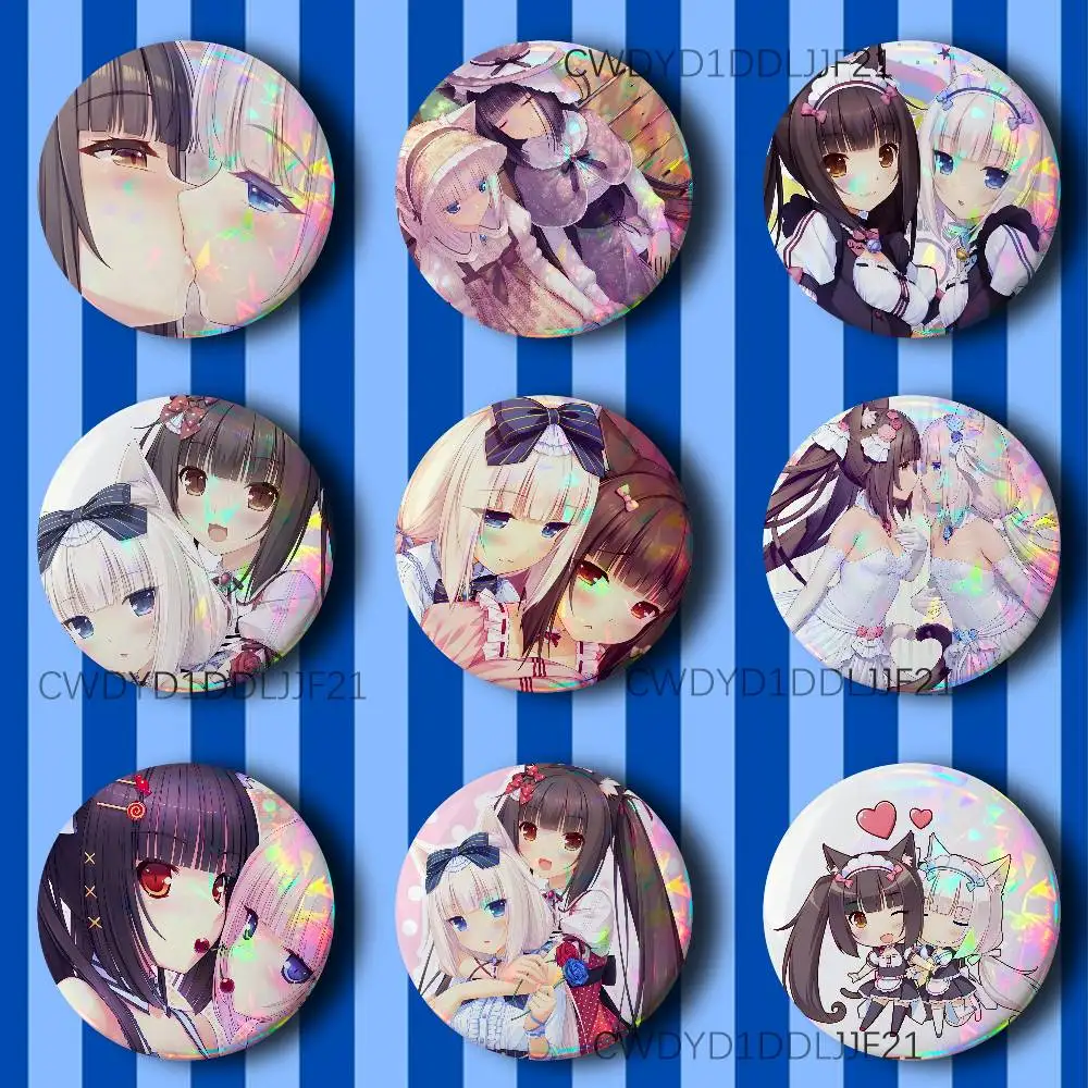 Chocovani N-Nekopara Chocola Brooch Creative Badge for Hat Bag Decoration Fans Collect Gifts
Chocovani N-Nekopara Chocola Brooch Creative Badge for Hat Bag Decoration Fans Collect Gifts