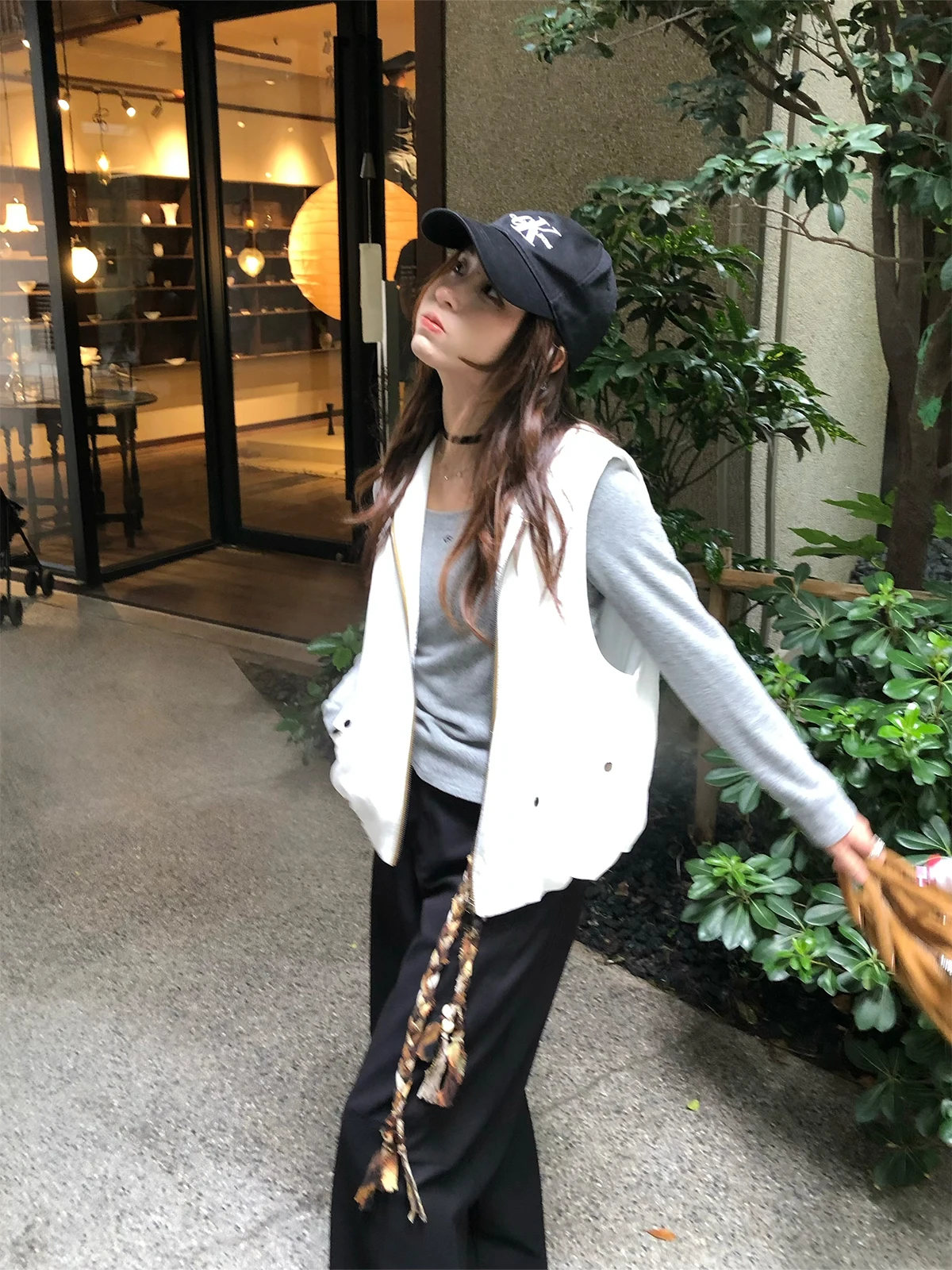 White Casual Sle Women's Vest Jaet Layering Commute Faion Weak Warmth Zipper Closure round Ne Regular Length
White Casual Sle Women's Vest Jaet Layering Commute Faion Weak Warmth Zipper Closure round Ne Regular Length