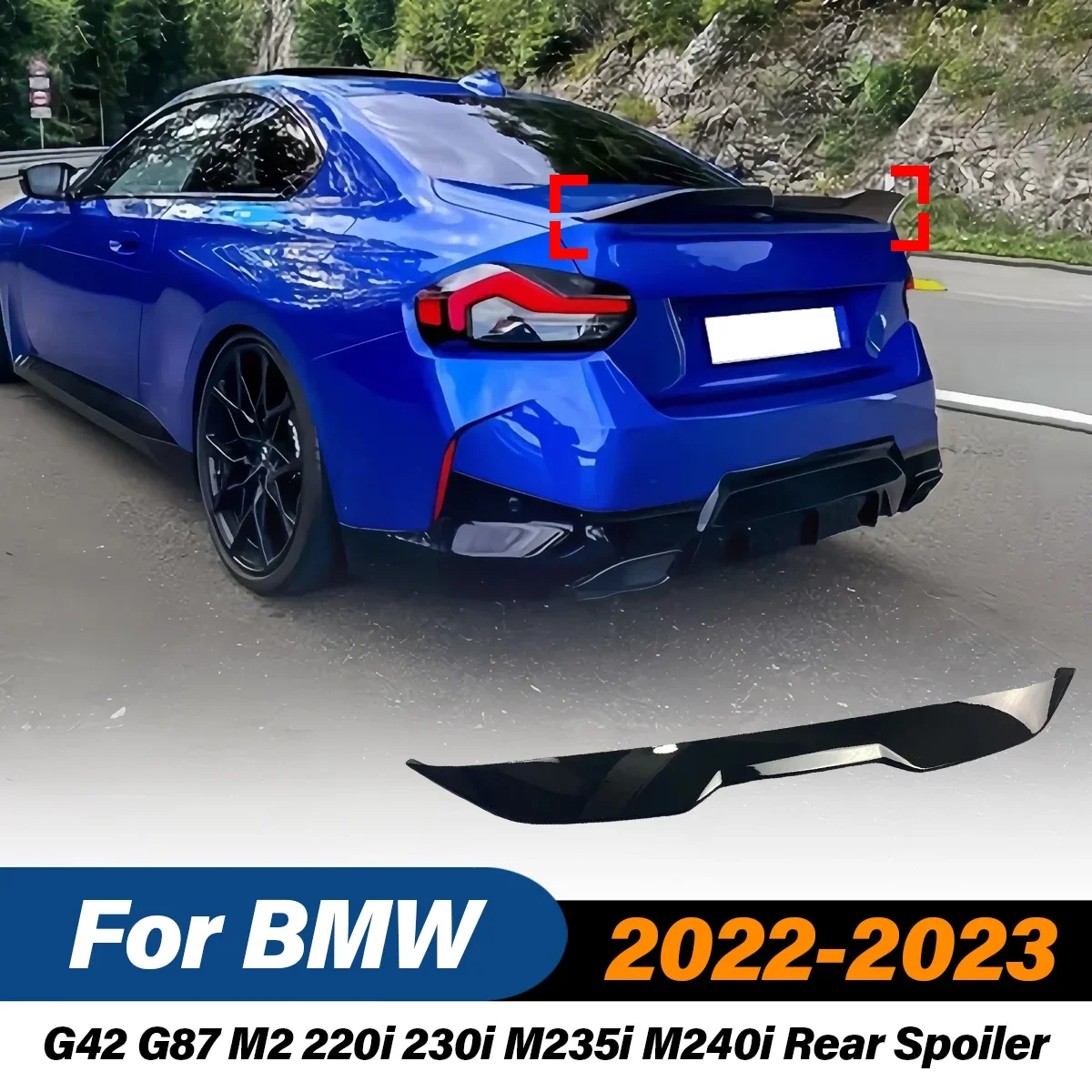 Для BMW G42 2 серии 218i 220i 220d 225i M235i M240i 2-дверный купе 2022 2023 задний спойлер багажника тюнинг задний спойлер на крышу крылья
Для BMW G42 2 серии 218i 220i 220d 225i M235i M240i 2-дверный купе 2022 2023 задний спойлер багажника тюнинг задний спойлер на крышу крылья