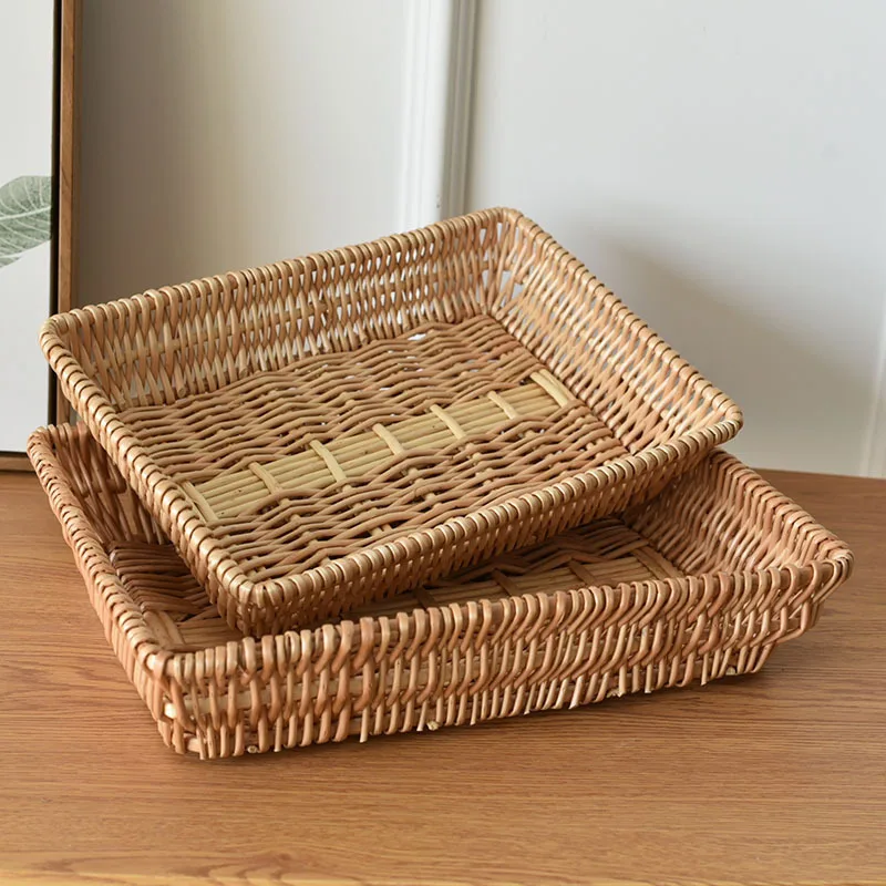 Vine Woven Storage Basket Willow Woven Bamboo Woven Mantou Basket Fruit Tray
Vine Woven Storage Basket Willow Woven Bamboo Woven Mantou Basket Fruit Tray