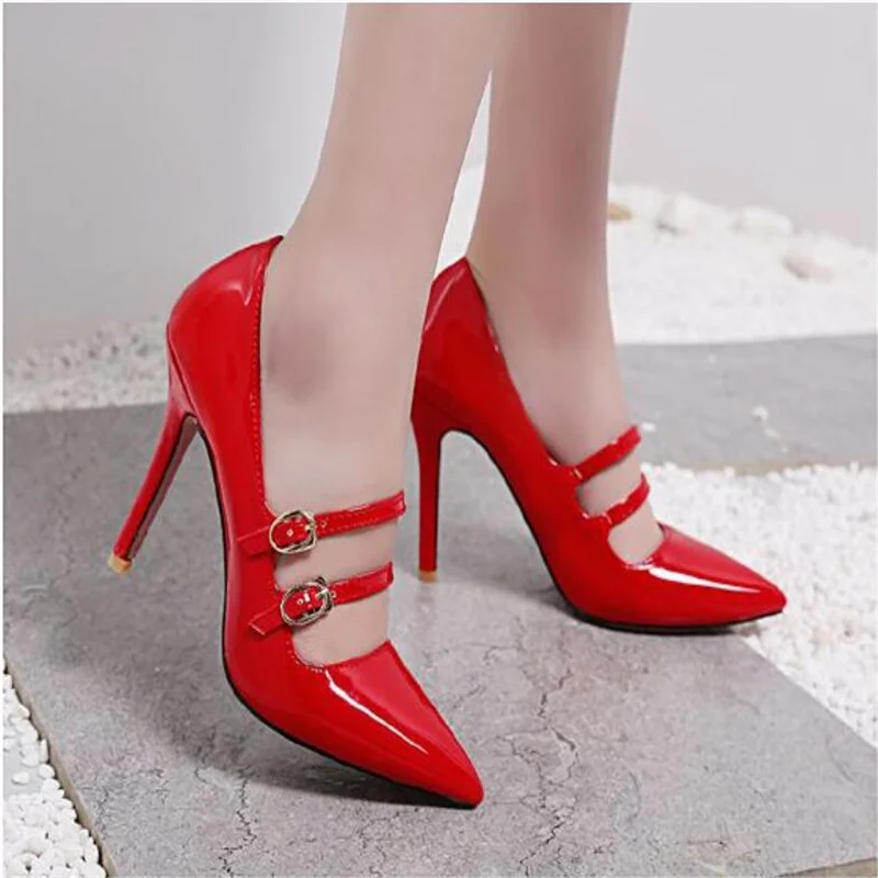 Crossdresser shoes zapatos mujer 10cm thin heels Pink women wedding Pumps Bridal Ankle Strap Patent Leather Stiletto sapato
Crossdresser shoes zapatos mujer 10cm thin heels Pink women wedding Pumps Bridal Ankle Strap Patent Leather Stiletto sapato