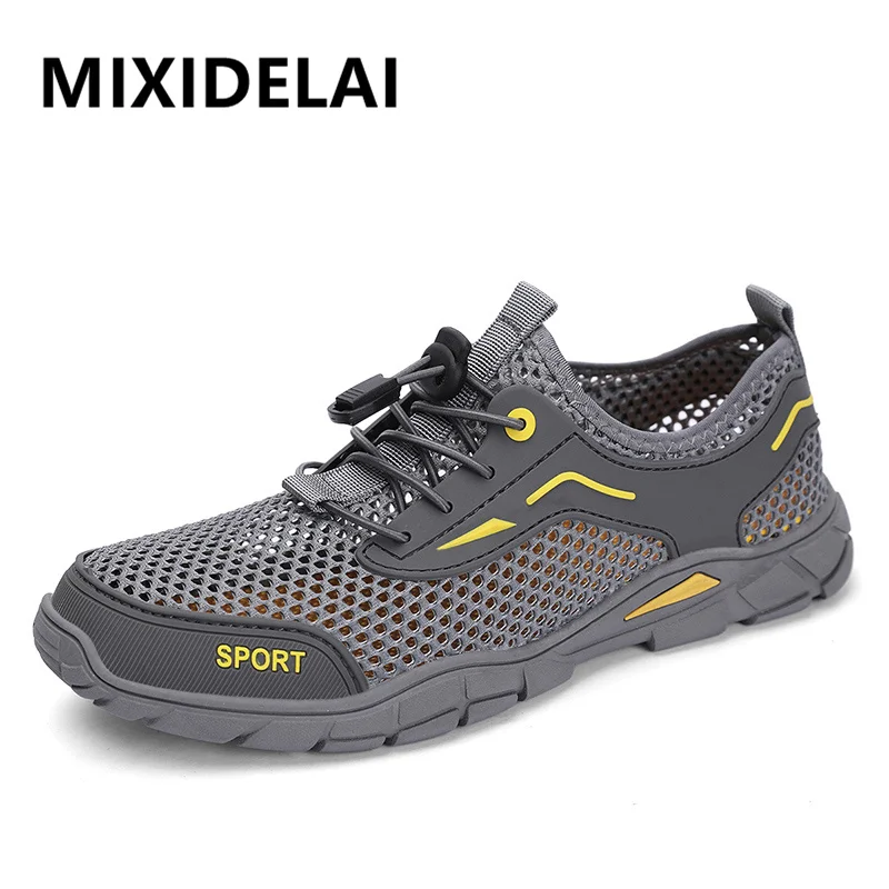 New Summer Men's Mesh Hiking Shoes Fashion Outdoor Breathable Soft Sole Sneakers Anti Slip Outdoor Travel Driving Casual Shoes
New Summer Men's Mesh Hiking Shoes Fashion Outdoor Breathable Soft Sole Sneakers Anti Slip Outdoor Travel Driving Casual Shoes