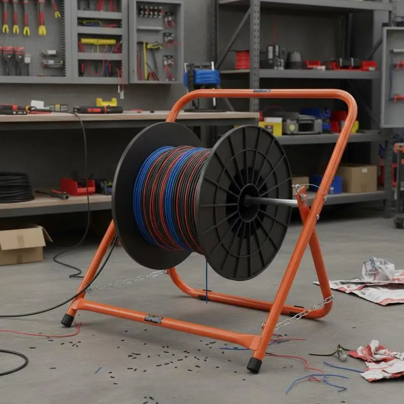Heavy Duty Wire Spool Dispenser 21 x 11 x 15 Inch For Construction Sites Workshops Retail Stores 100 lbs Load Capacity Folding Frame Portable Reel Stand
Heavy Duty Wire Spool Dispenser 21 x 11 x 15 Inch For Construction Sites Workshops Retail Stores 100 lbs Load Capacity Folding Frame Portable Reel Stand