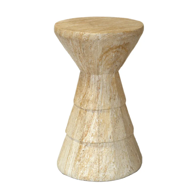 Wabi Sand Wind Imitation Travertine Art Bianji B & B Hotel Wholesale Coffee Table Cement Corner Table Bedside Table Modern Flowe
Wabi Sand Wind Imitation Travertine Art Bianji B & B Hotel Wholesale Coffee Table Cement Corner Table Bedside Table Modern Flowe