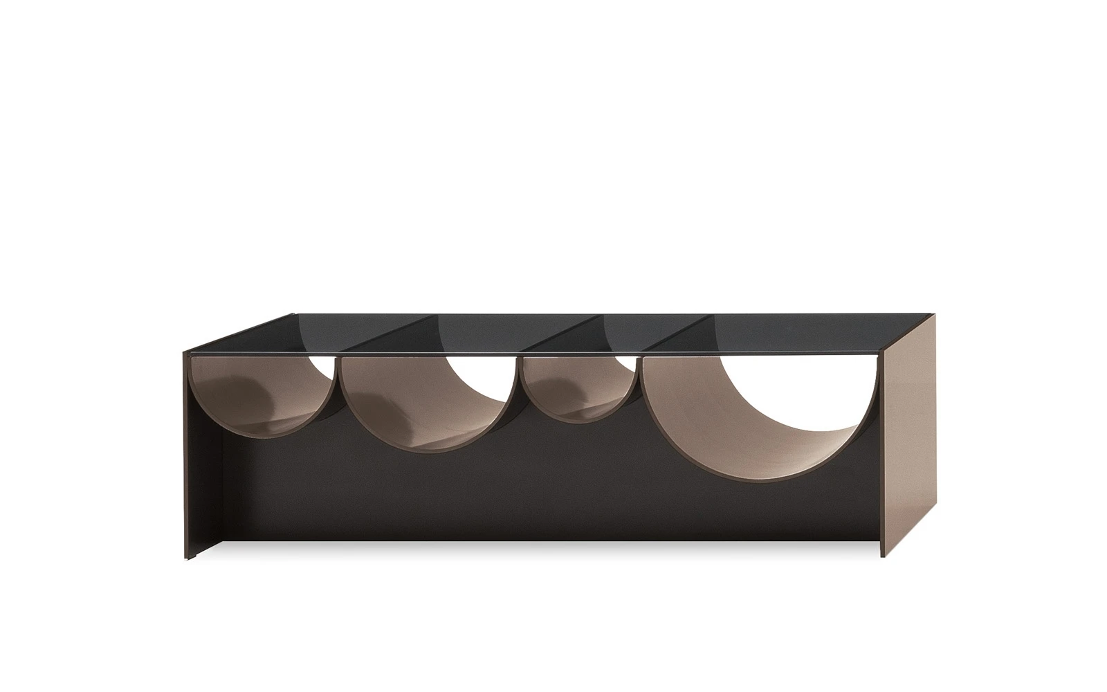 Designer's personality and creativity Side few Sofa back few Modern modern living room Wave tempered glass storage coffee table
Designer's personality and creativity Side few Sofa back few Modern modern living room Wave tempered glass storage coffee table
