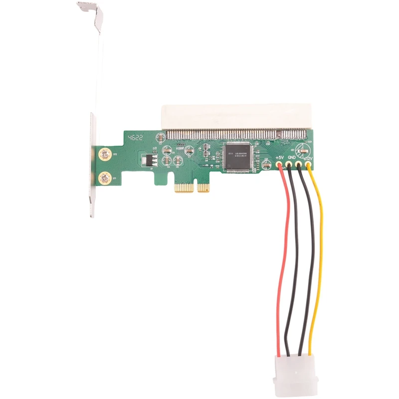 PCIE к PCI адаптеру PCI Express X1 к PCI плата расширения ASM1083 чипсет с 4-контактным разъемом питания простой в использовании
PCIE к PCI адаптеру PCI Express X1 к PCI плата расширения ASM1083 чипсет с 4-контактным разъемом питания простой в использовании