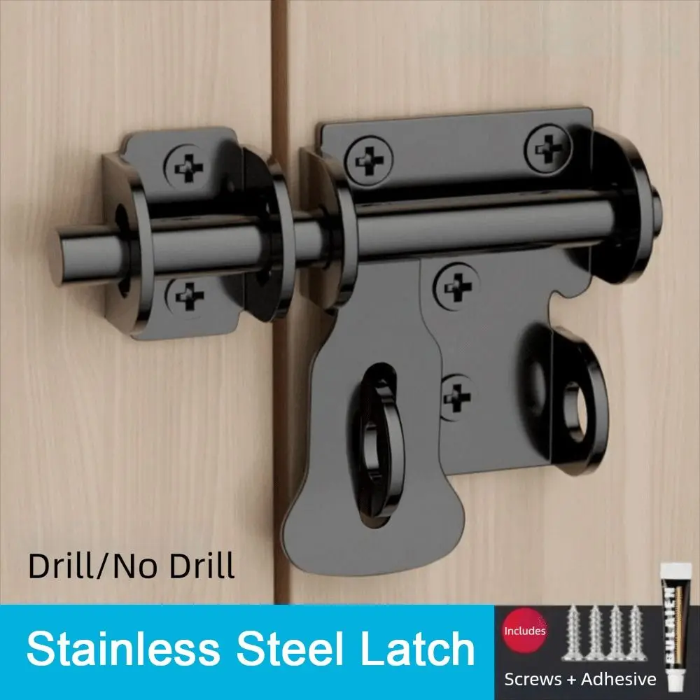 Stainless Steel Stainless Steel Door Latch With Screws Solid Sliding Bolts Gate Safety Lock Hardware Security Lock
Stainless Steel Stainless Steel Door Latch With Screws Solid Sliding Bolts Gate Safety Lock Hardware Security Lock
