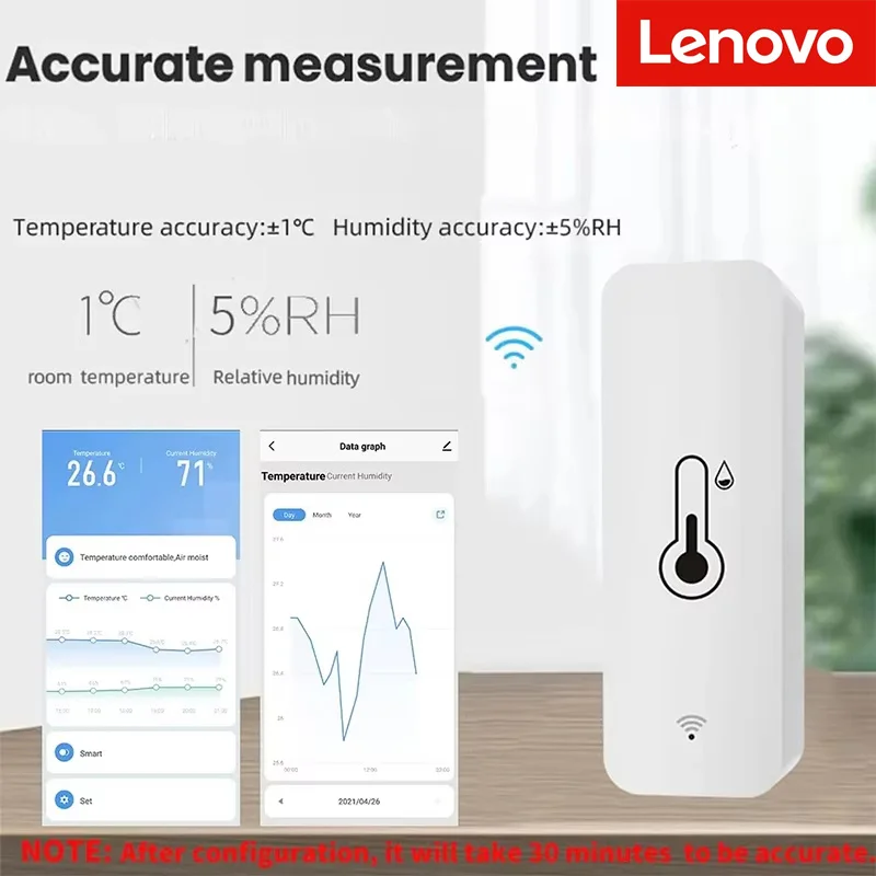 Lenovo Tuya Zigbee Wi-Fi датчик температуры и влажности приложение удаленный монитор для SmartHome var SmartLife работает с Alexa GoogleAssistant
Lenovo Tuya Zigbee Wi-Fi датчик температуры и влажности приложение удаленный монитор для SmartHome var SmartLife работает с Alexa GoogleAssistant