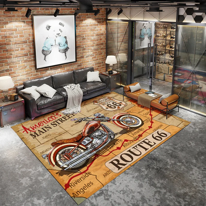 American Industrial Wind Lounge Rug Home Non-slip Mat Large Area Living Room Decoration Retro Rug Punk Style Rugs for Bedroom
American Industrial Wind Lounge Rug Home Non-slip Mat Large Area Living Room Decoration Retro Rug Punk Style Rugs for Bedroom