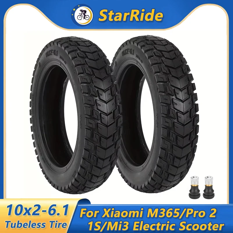 10x2-6.1 Off-road Tubeless Tire for Xiaomi M365/Pro 2/1S/Mi3 Scooter Modified 10*2-6.1Outer Tire Accessories Parts
10x2-6.1 Off-road Tubeless Tire for Xiaomi M365/Pro 2/1S/Mi3 Scooter Modified 10*2-6.1Outer Tire Accessories Parts