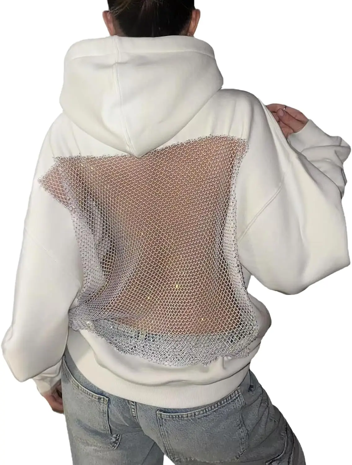 Худи в американском стиле для женщин: уличная мода, сексуальный открытый дизайн с открытой спиной, топ с капюшоном
Худи в американском стиле для женщин: уличная мода, сексуальный открытый дизайн с открытой спиной, топ с капюшоном