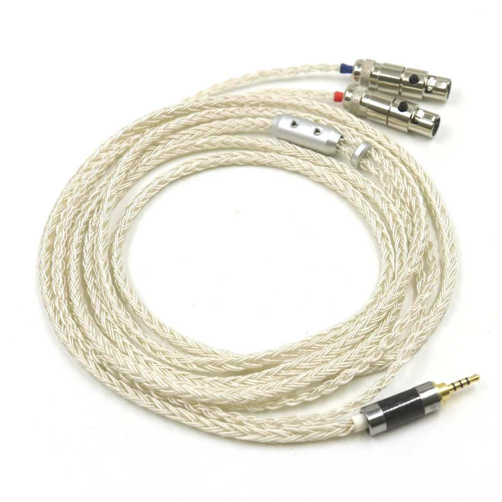 16 Strands Silver Plated 3.5mm 2.5mm 4.4mm XLR Headphone Cable For Audeze LCD-X LCD-XC LCD-2 LCD-3 LCD-4 Earphone
16 Strands Silver Plated 3.5mm 2.5mm 4.4mm XLR Headphone Cable For Audeze LCD-X LCD-XC LCD-2 LCD-3 LCD-4 Earphone